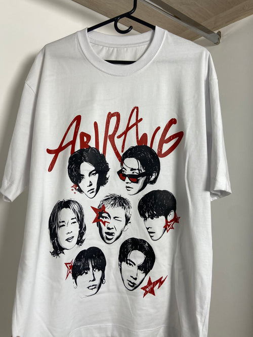 Bts Arirang talla M oversized blanca