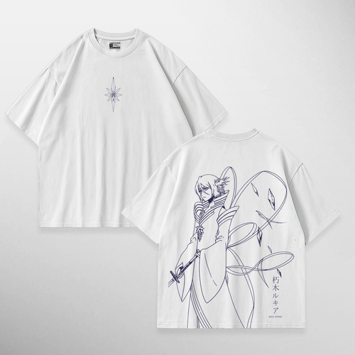 Camiseta Rukia Kuchiki: Hakka no Togame II de Bleach, color blanco
