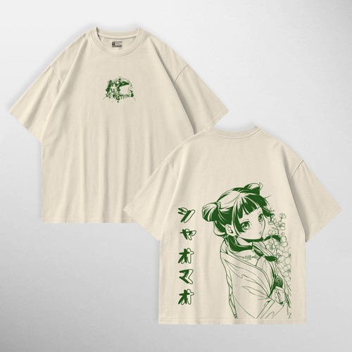 Camiseta Mao Mao: Apothecary IV de The Apothecary Diaries, color vainilla