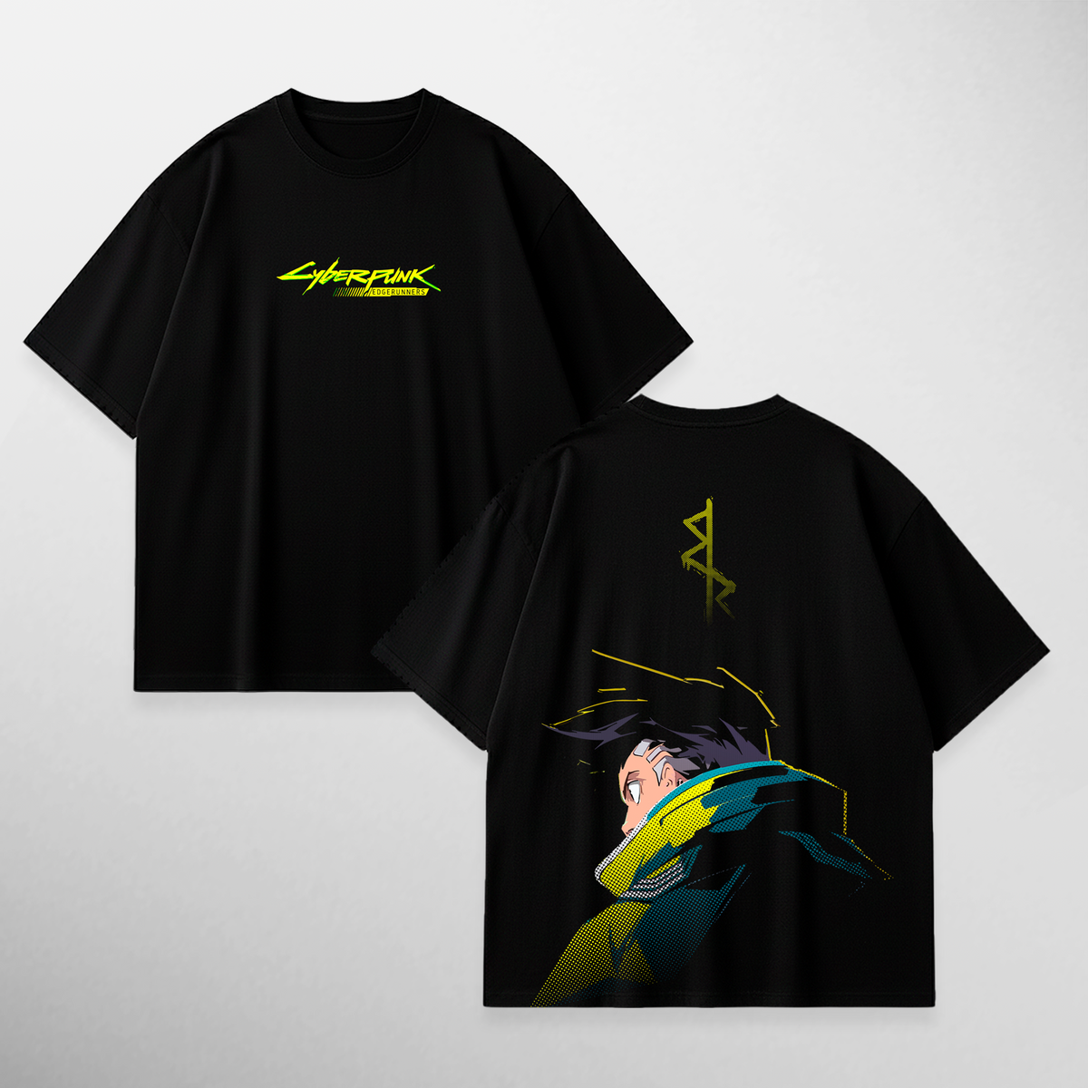 Camiseta David Martinez: Edgerunner II de Cyberpunk: Edgerunners, color negro
