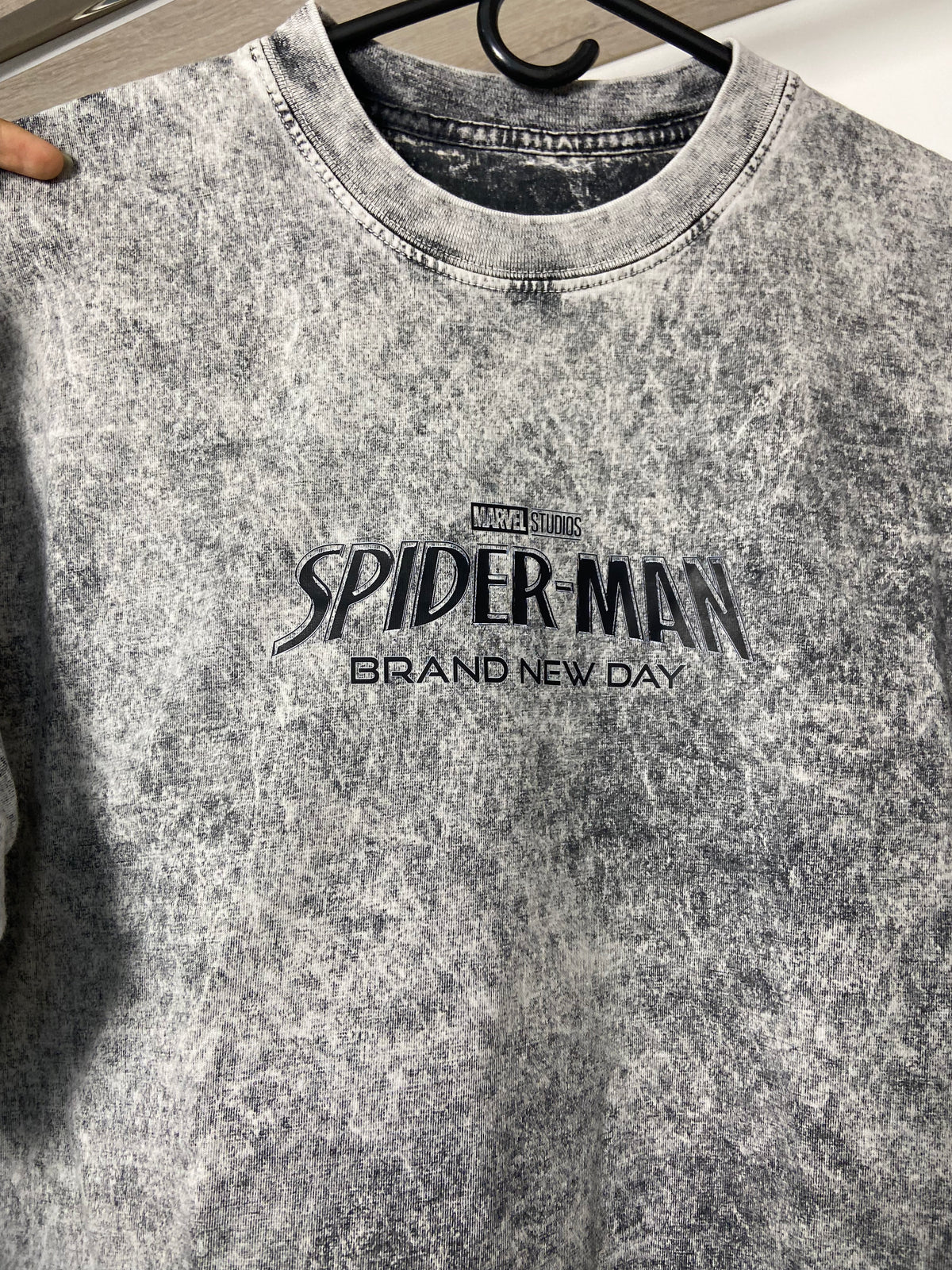 Spiderman acid wash talla L oversized