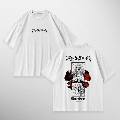 Camiseta Mereoleona: The Lioness II de Black Clover, color blanco