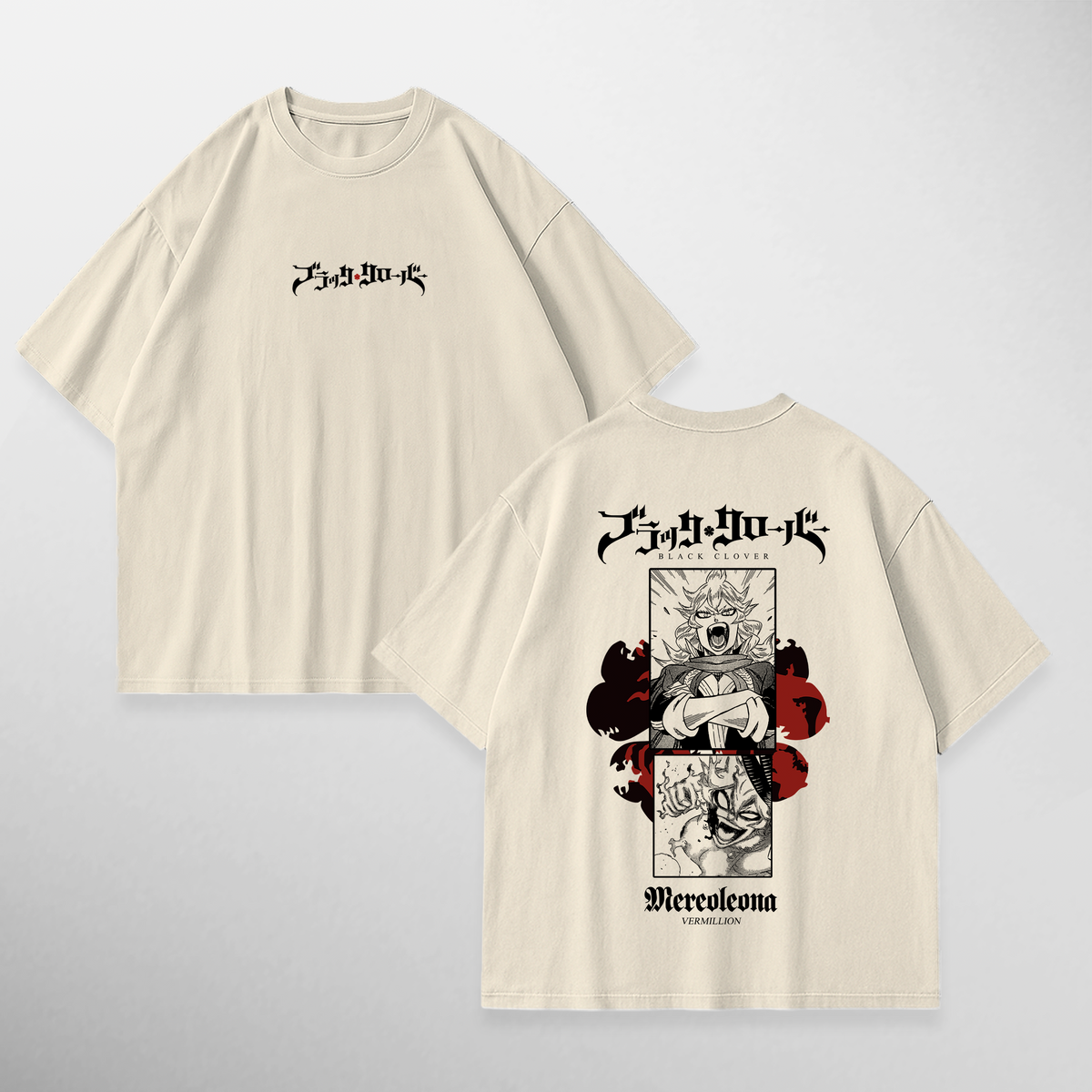 Camiseta Mereoleona: The Lioness II de Black Clover, color vainilla