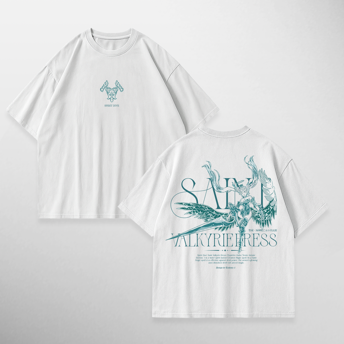 Camiseta Noelle Silva: Saint Valkyrie Dress de Black Clover, color blanco