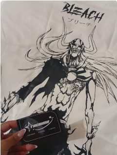 Foto que mandó un cliente con su pedido de Tachima